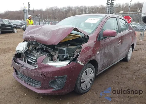 2019 Mitsubishi Mirage G4 Es из США, поврежденный, VIN ML32F3FJ1KHF06424